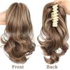 10-дюймовый зажим для наращивания хвостиков, волнистые хвостики, волосы, синтетические светлые волосы, натуральное наращивание, заколка для волос для женщин, повседневная одежда
