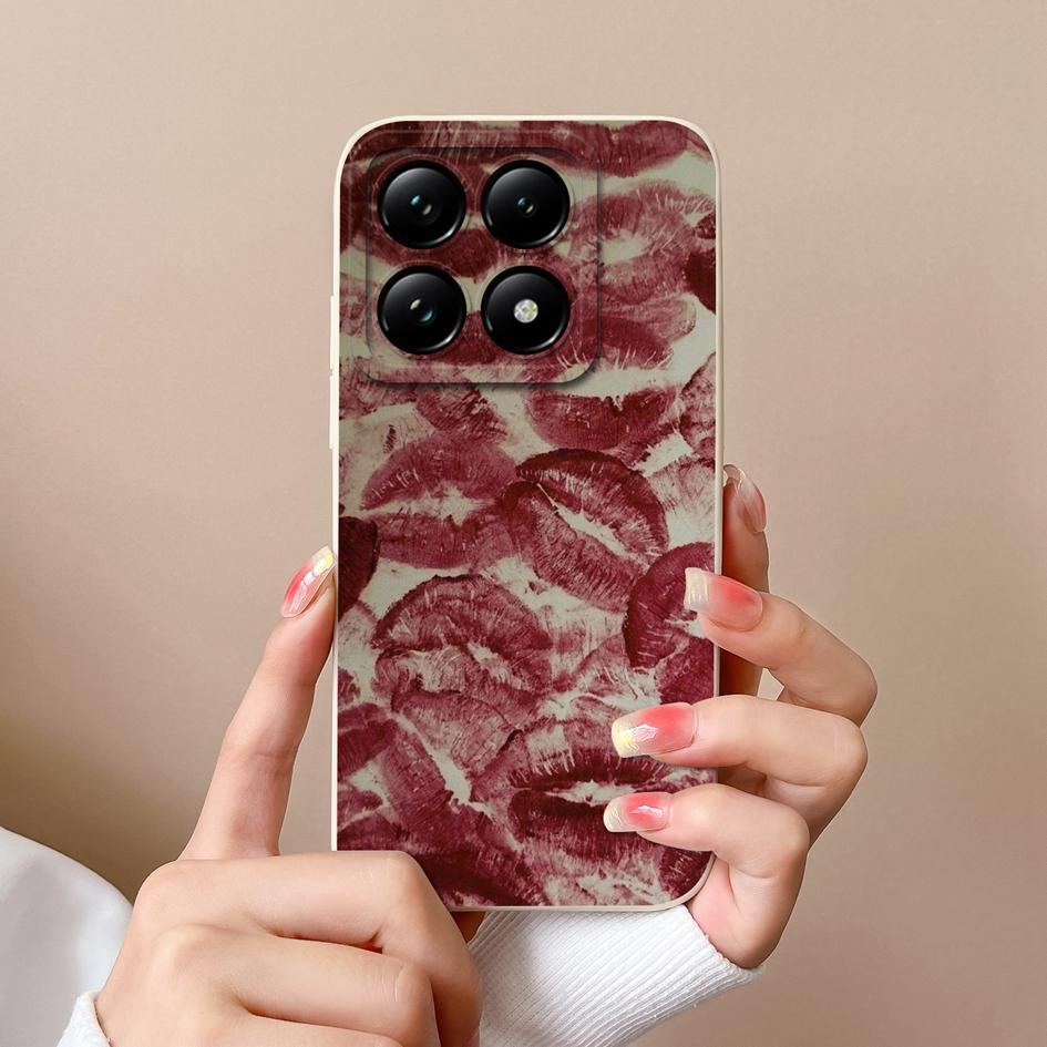 Мягкие новые чехлы для Xiaomi 14T 15 Pro Capa Pretty Cloud Flowers стильный стиль защитный жидкий силикон прочный анти-падение для Xiaomi Shell задние крышки