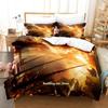 Новый комплект постельного белья Sci Fi Battle Single Twin Full Queen King Size Bed Set Adult Kid Bedroom Duvetcover Sets Anime Parure de lit Bed