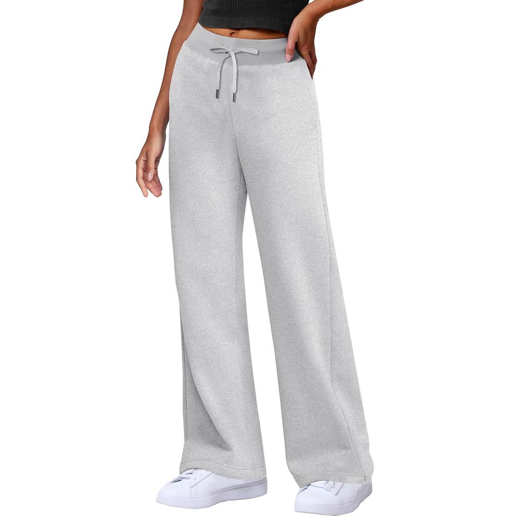 Женские широкие спортивные штаны с высокой талией, повседневные брюки для занятий йогой