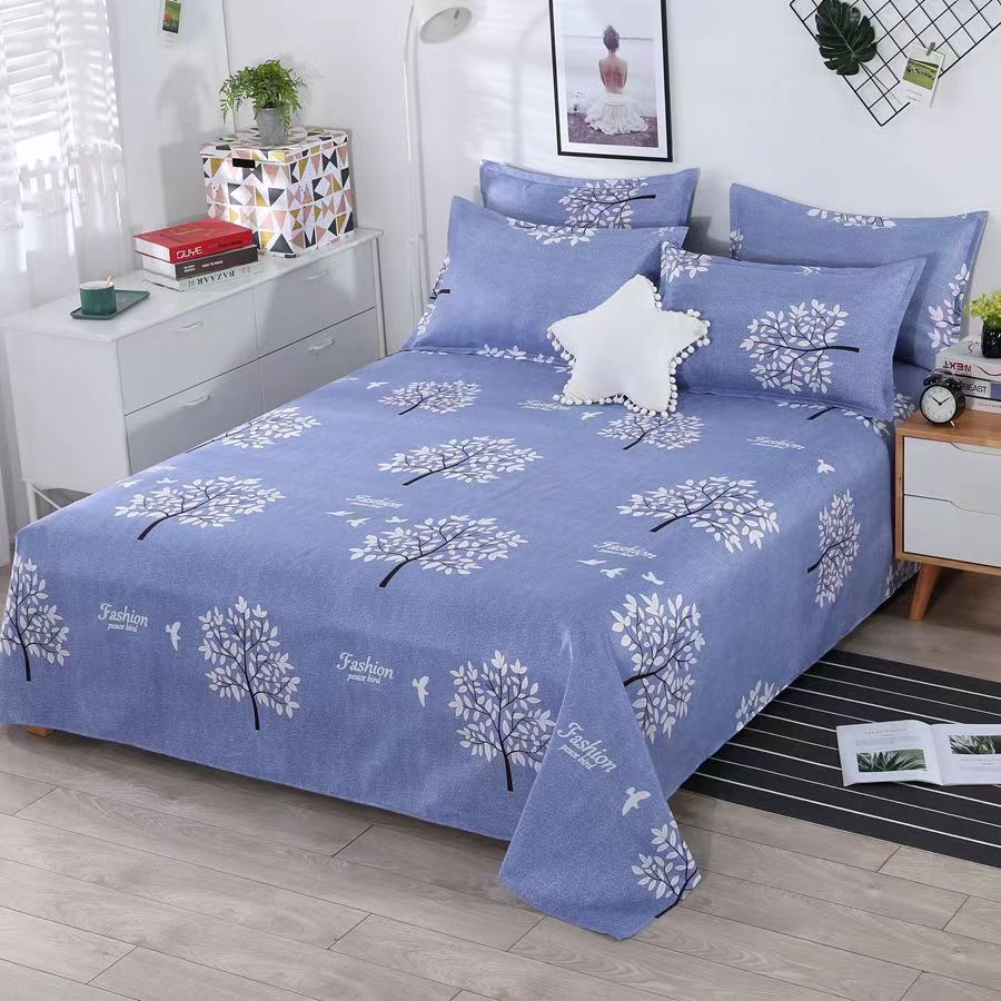 New Bed Sheet Skin-friendly Brushed Thickened Bed Sheet Four Seasons Multi-specification