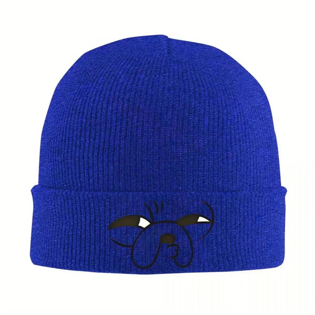 Jake The Dog Knit Hat Beanies Winter Hats Warm Color Adventured Times Cap Unisex Women