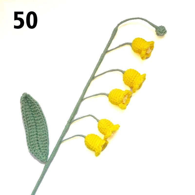 Подарок на День Учителя Подсолнух Вязаный Цветок Вязаный Цветок Ручной Работы Букет Домашний