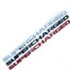 SPORT Car Sticker Metal " SUPERCHARGED " Auto Trunk Letters Badge Emblem Badges for Supercharged Ra-nge Ro-ver Sport