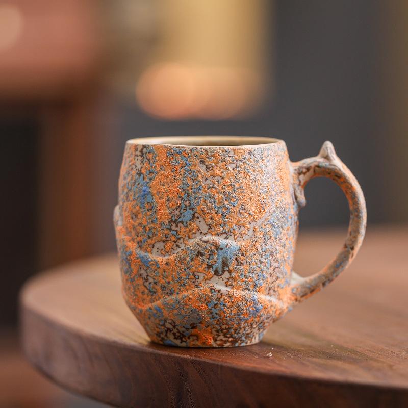 Керамическая кофейная чашка в скандинавском стиле, для послеобеденного чая, для американского латте, для латте, чашка-цветок, креативная кружка, бытовая чашка