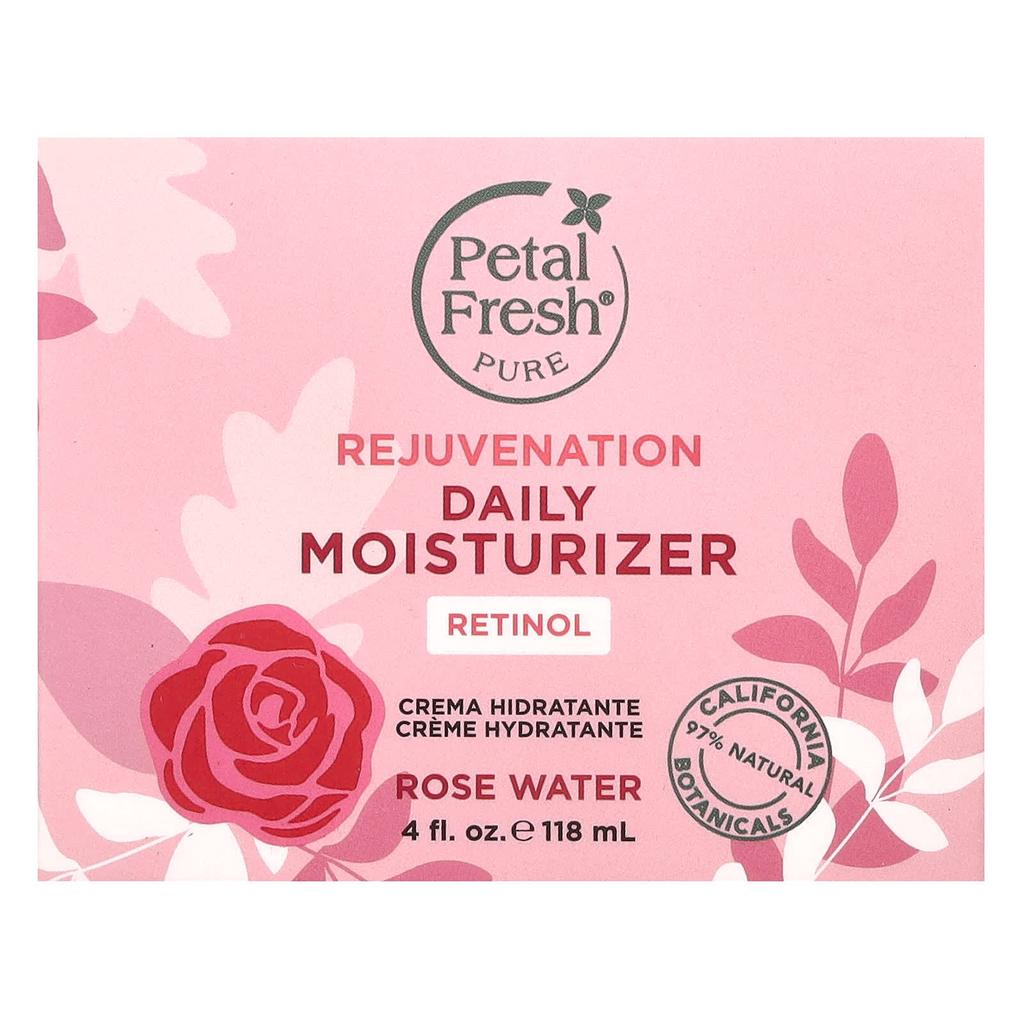 Pure, Rejuvenation Daily Moisturizer, Rose Water, 118Ml(4Fl Oz)