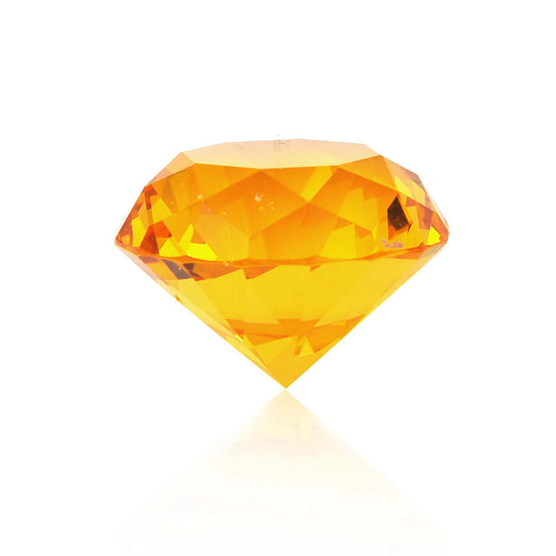 Glass Diamond Shape Paperweights Facet Jewel Wedding Decor Gift 30Mm