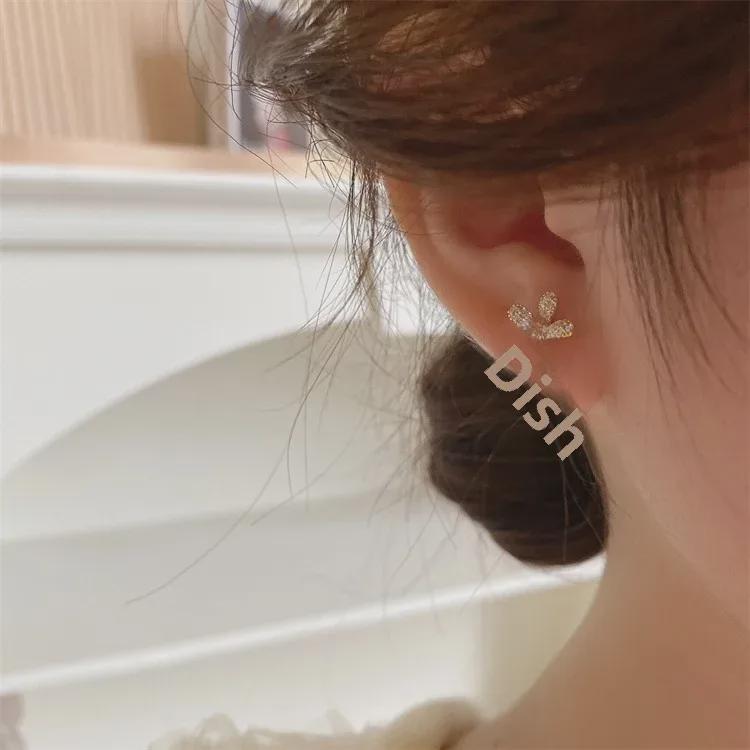 Korean Floral Earrings: Trendy 2025 Design for Women - Light Luxury, Niche Spring/Summer Style