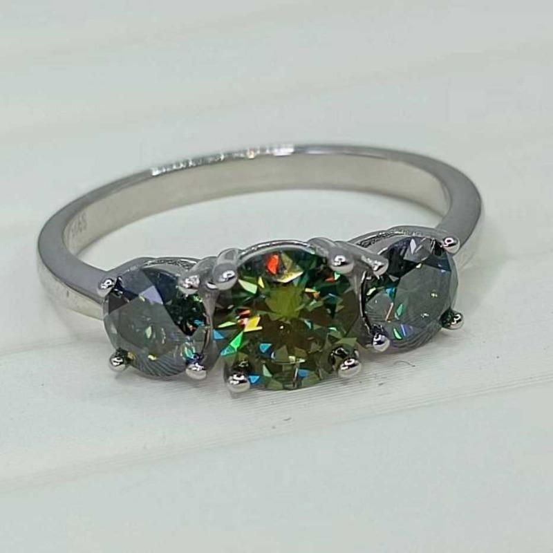 Sace Gems Сертифицированное GRA кольцо с муассанитом 2 карата VVS1 Lab Diamond Solitaire Кольцо для женщин Обручальное кольцо с обещанием ювелирных изделий