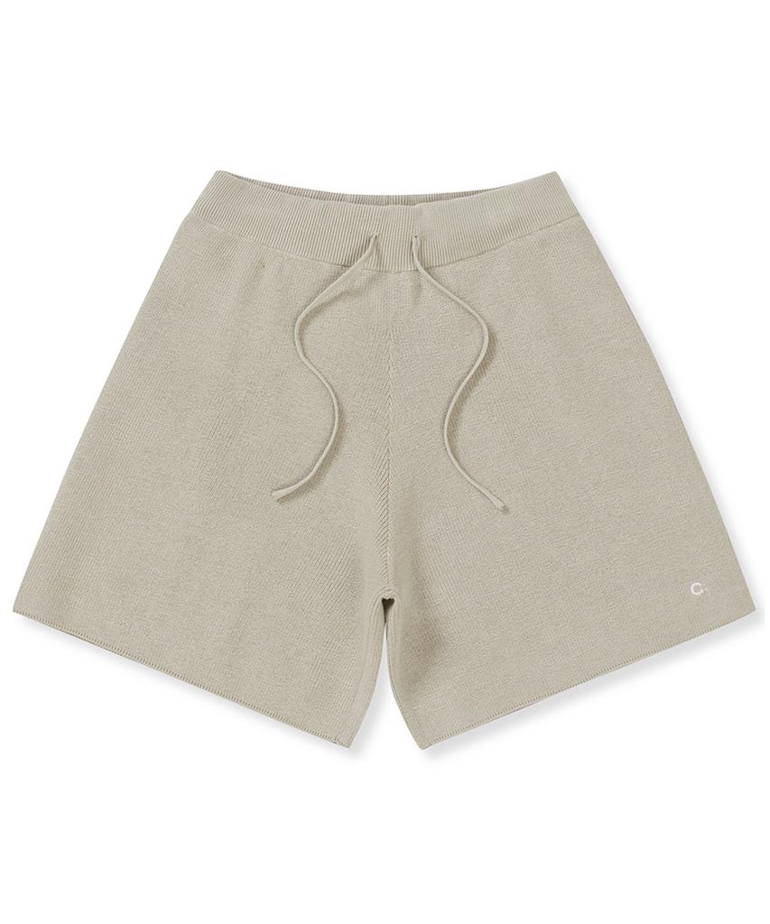 CLOVE [25Ss Clove] Knit Bermuda Shorts (Light Gray)