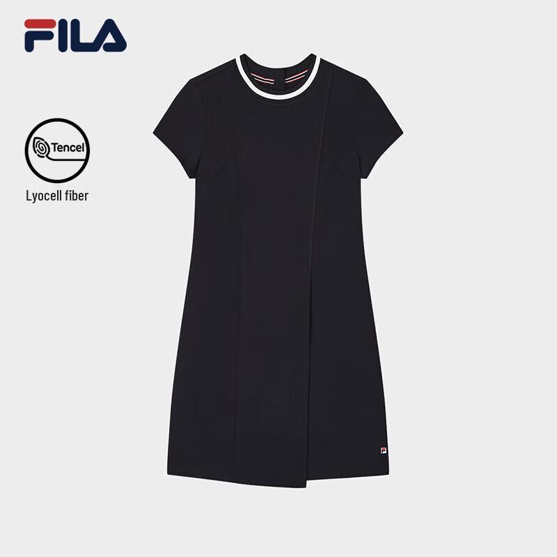 Fila Женское вязаное платье-футляр с коротким рукавом