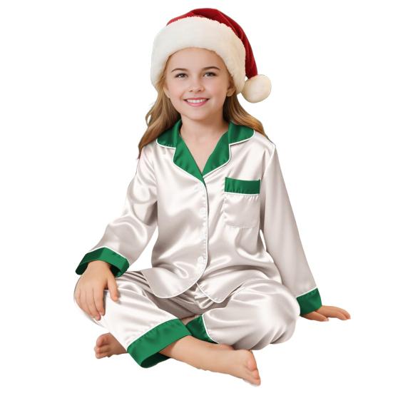 Семейные рождественские пижамы matching sets 2 шт. Родительско-детские наряды Уютные дышащие пижамы