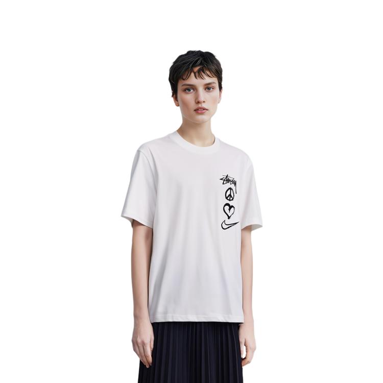 Nike x Stussy SS22 T Shirt Asia Version Unisex White DM4943-121
