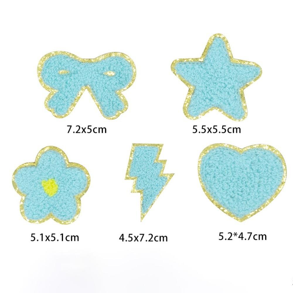 Colorful Patch Repair Star Shape Cloth Patches  ForClothing/Towel/Bags/Jackets/Patchwork