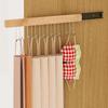 Retractable Wooden Hanger,Multifunctional Storage Hanger with Hooks Space Saving Wall-mounted Wardrobe Hanger,Hanger Storage Box
