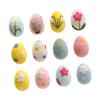 12 шт. войлочных пасхальных яиц, декор, украшения, праздничные принадлежности, художественное креативное украшение, красочные