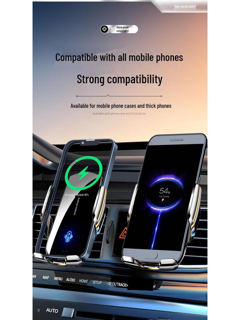 Magic Clip A1 Wireless Car Charger & Phone Holder