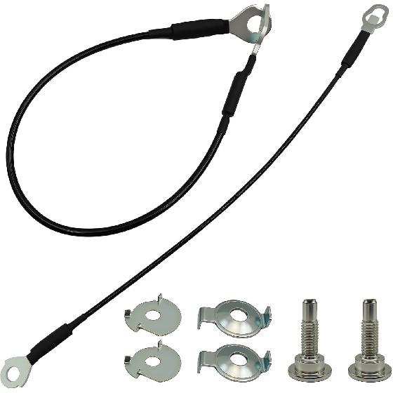 25838260 Tailgate Cable Strap, Tailgate Replacement Parts, Rear Tailgate Cables Straps, Fit for 2007-2016 Chevy Silverado GMC Sierra 1500 2500HD