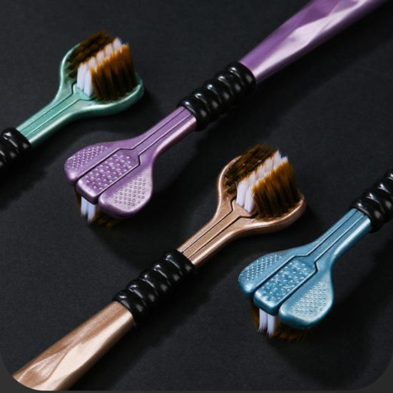 Зубная щетка для ухода за деснами, выступающие точки, чистое покрытие на языке, щетка для чистки с мягкой щетиной