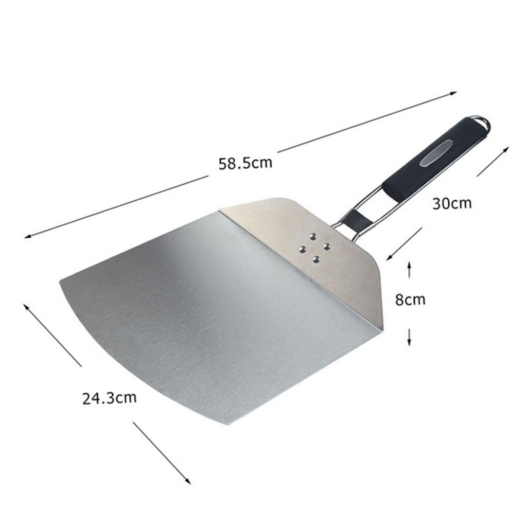 Нержавеющая сталь, антипригарное лезвие для пиццы, складная ручка для печи для пекарей, пиццы, ресторана