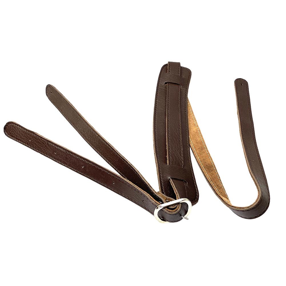 Кожаный Мягкий Ремень Регулируемой Длины Ремень для Фольклорной Гитары с Наплечником Ремень для Электрогитары для Акустической Электрической Фольклорной Бас-гитары