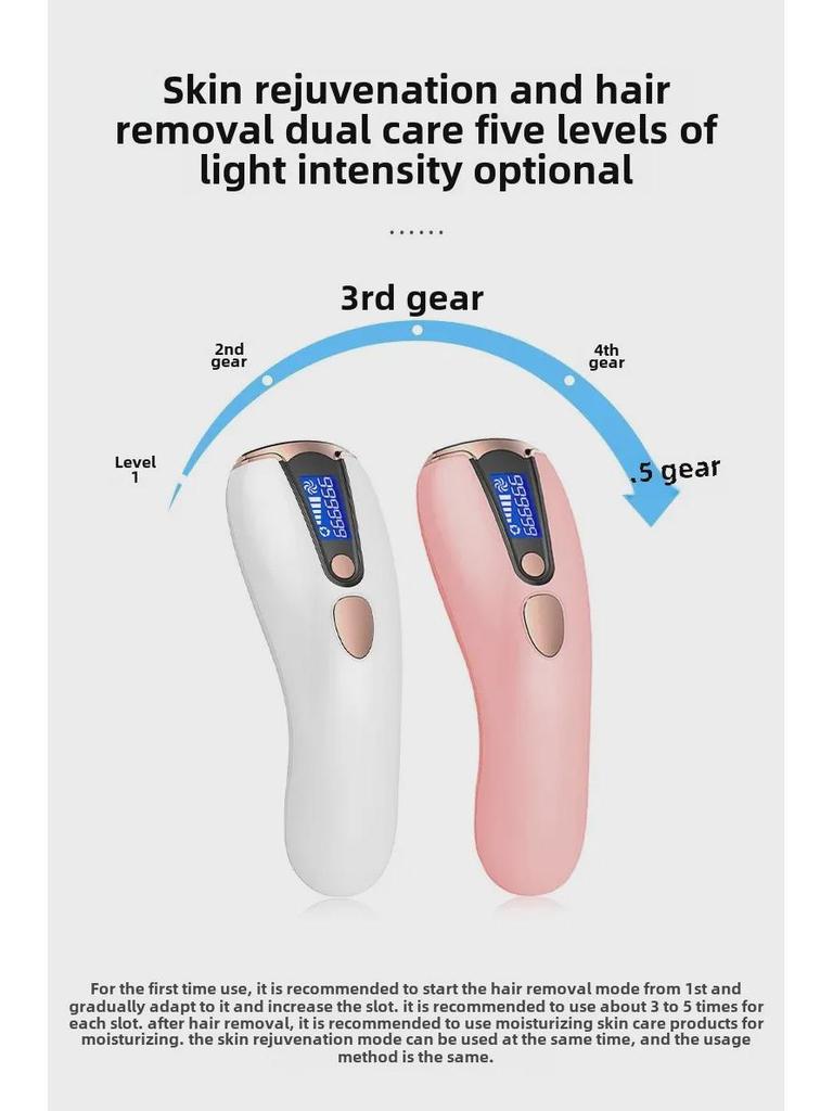 Portable IPL Laser Hair Removal Device for Whole Body and Underarm