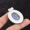 Rainbow Moonstone Pendant Handmade Jewelry 925 Sterling Silver Pendant Vintage Pendant Real Gemstone Pendant Gift For Mom Statement Pendant