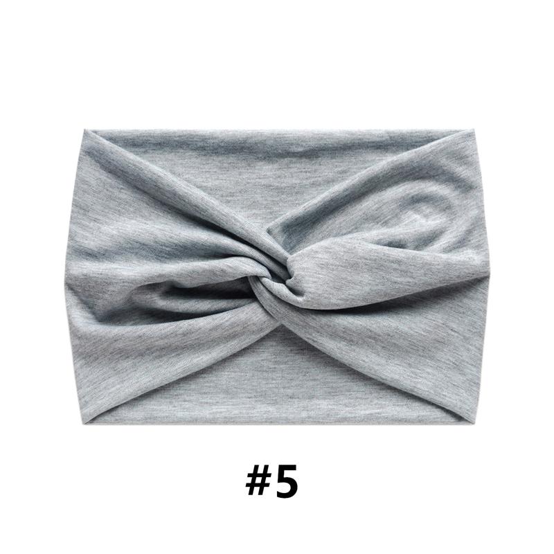 Широкие повязки на голову для женщин Очень большая повязка на голову в виде тюрбана Повязка на голову в стиле бохо Повязка на голову с витым узлом Спортивные эластичные нескользящие повязки на голову для тренировок Аксессуары для больших волос