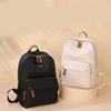 Женский нейлоновый рюкзак, однотонный рюкзак для компьютера большой емкости, легкий пригородный школьный рюкзак