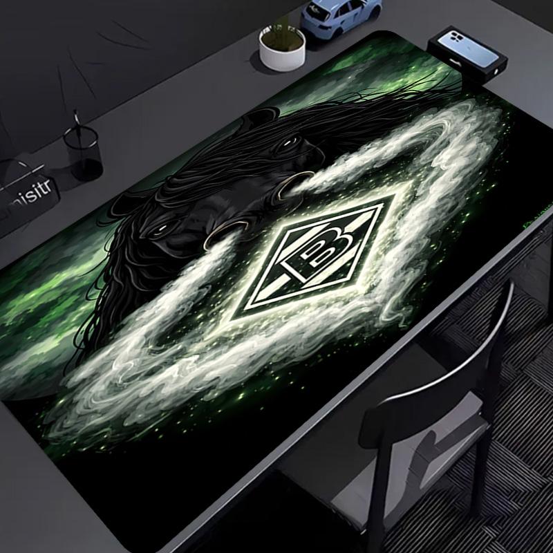 Borussia Monchengladbach logo Mouse Pad - Non-Slip Rubber Base, Smooth Surface for Work,Gaming,Office,And Home Use, Desk Mouse Pad