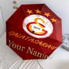 1 шт. Автоматический складной зонт - Узор с индивидуальным именем Galatasaray S, Портативная и складная конструкция с 8 спицами, Рождественские и новогодние подарки