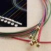 Professional Colorful Light Steel Material Musical Instrument Parts E-A Acoustic Guitar Strings