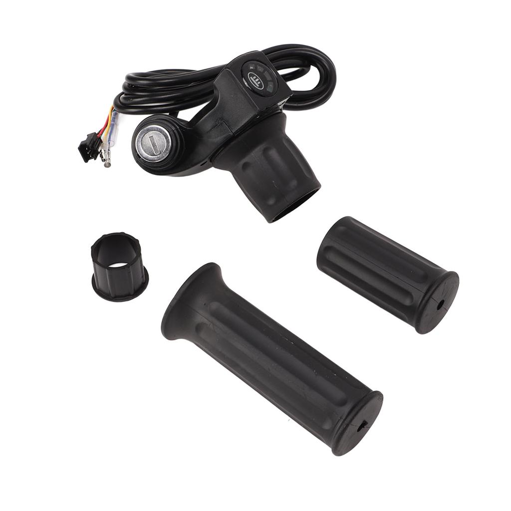Ручка газа для электрического велосипеда, 4 лампы, полуфиксатор, ручка газа для электрического скутера, поворотная ручка газа для электровелосипеда