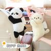 Car Tissue Box Car Drawer Hanging Style Creative Cute Doll Car Tissue Box Cute Cat Panda Plush Tissue Boxes Practical Decoration