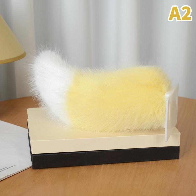 Remote Control Electric Car Tail Electric Bicycle Tail Wagging Moving Rechargeable Plush Animal Tail Auto Motorcycle Decoration