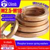 Phosphor Bronze Spring Washer - M3/M4/M5/M6 Sizes