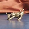 Brass Bull Wall Street Cattle Sculpture Copper Cow Statue Mascot Exquisite Crafts Ornament Office Decoration Business Gift