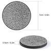 2pcs Bling Rhinestone Car Cup Holder Coaster Anti-Slip Crystal Insert Mat for Auto Interior Decoration Cup Holders 5