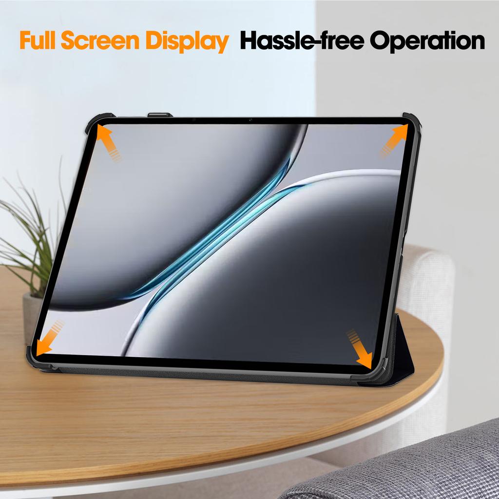 Чехол-подставка с узором из кожи для планшета OnePlus Pad 2
