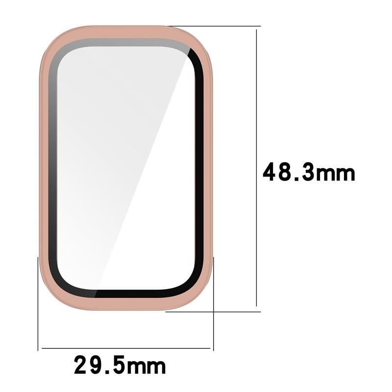 Жесткий чехол для ПК, стекло для Xiaomi Band 9, активное закаленное стекло, защитная пленка для экрана, аксессуары для Redmi Band 3, полное покрытие, бампер