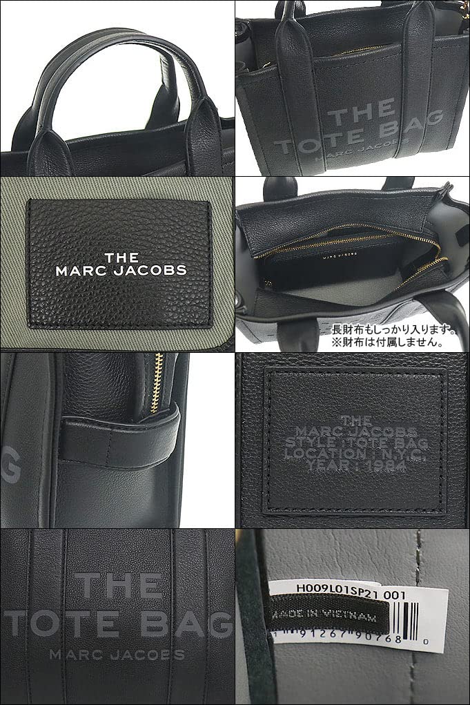 Сумка H009L01SP21 Черная кожаная мини-сумка с тисненым логотипом из натуральной кожи [Marc Jacobs] (Сумка) Женский [Бренд] [Товар]