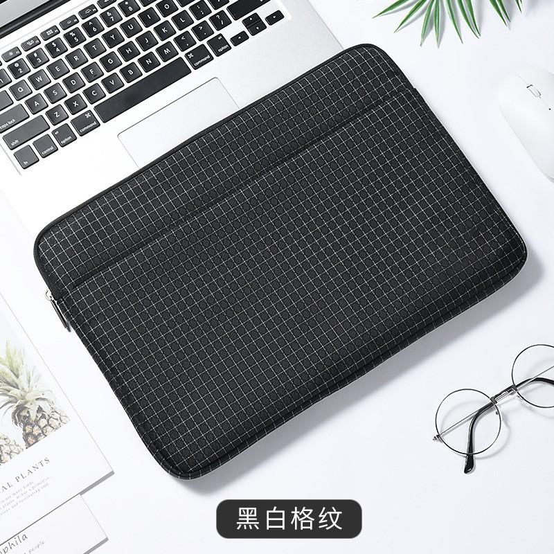 14-inch Laptop Sleeve Case MacBook Air 13.6 M3 Ultra-Light Waterproof Notebook Cover With Grid