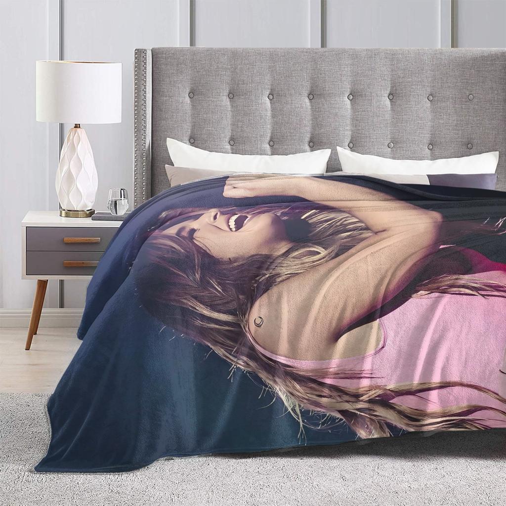 L-Lolas I-Indigos Spanish Singer Blankets For Living Room Super Warm Custom Quality Bedspread Gift