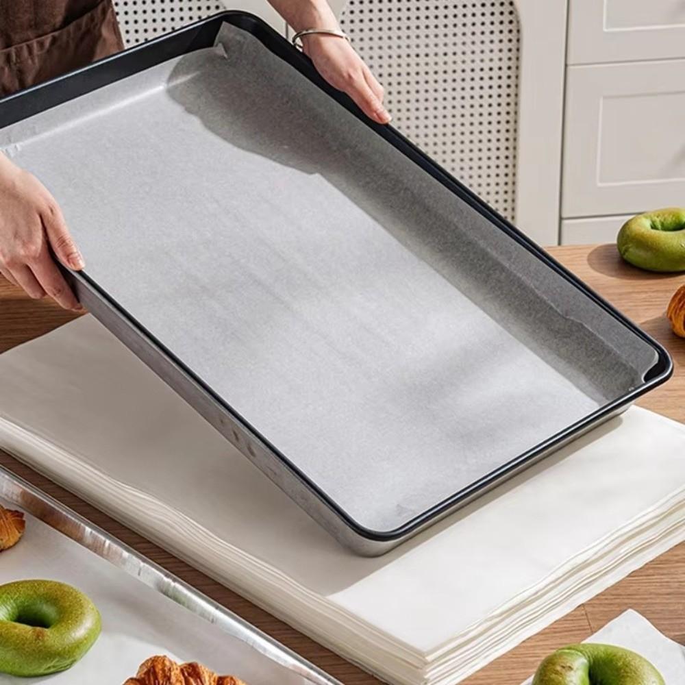 200Pcs Waterproof Oil-proof Paper Heat-resistant Air Fryer Paper Parchment Paper  Bread Making