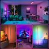 160cm Dimmable Smart Bluetooth Corner Floor Lamp RGB  LED Mood Lighting Alexa Stand Light for Bedroom Gaming Living Room Decor