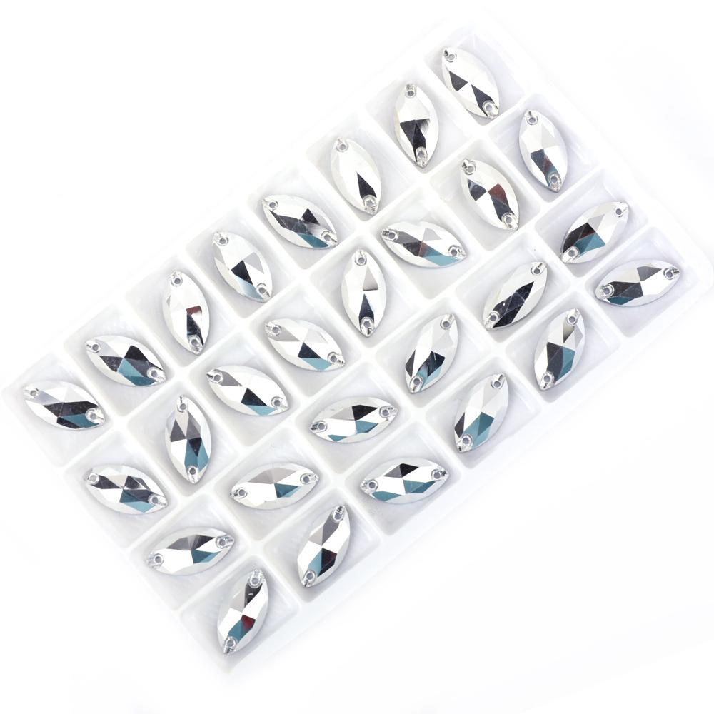 Вэй Чэнь Маркиз Страз Ручная Вышивка Плоская Пуговица для DIY Вечерних и Свадебных Платьев Аксессуары