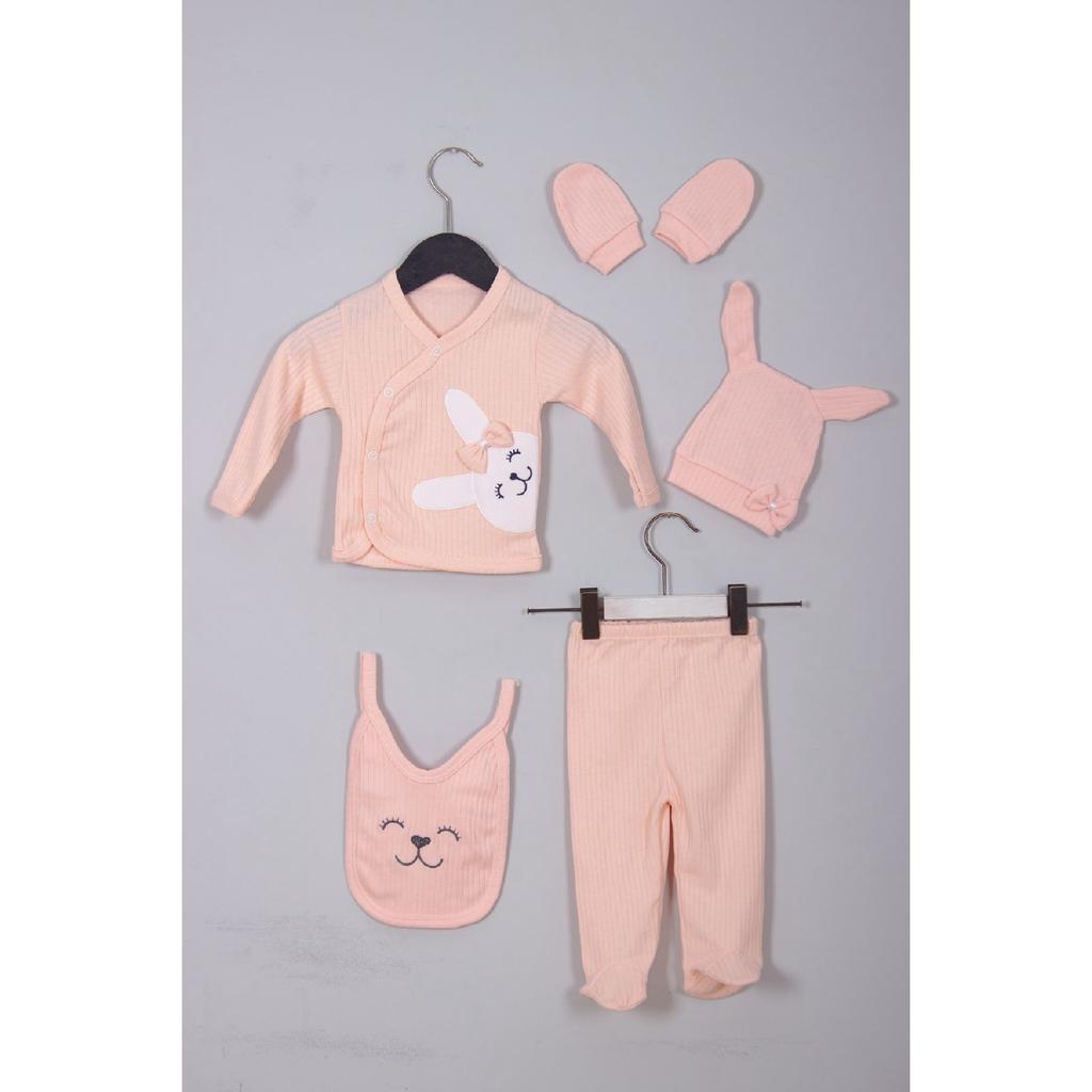 Набор из 5 предметов для больницы для новорожденных Bear Minimal Pine Green