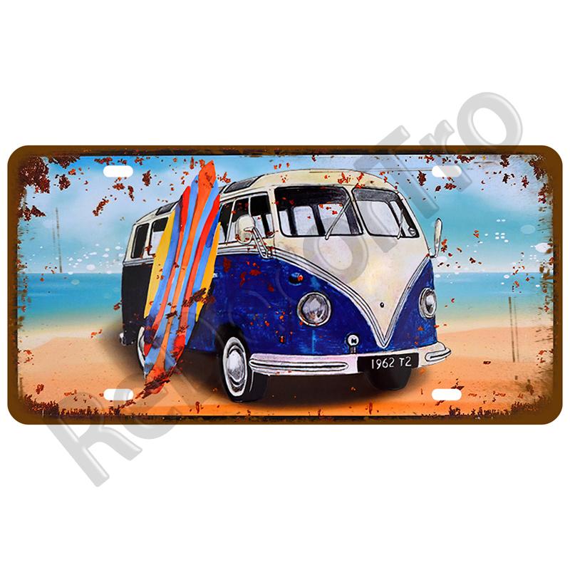 Garage Car Retro Route 66 Tinplates Plate Metal Sign Posters On The Wall Tin Sign Vintage Poster Home Decor Art Room Decoration