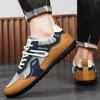 Fashion Men's Sneakers Summer New Outdoor Recreational Driving Shoes Lace-up Classic Mesh Shoes Men's Breathable Low-top Board Shoes