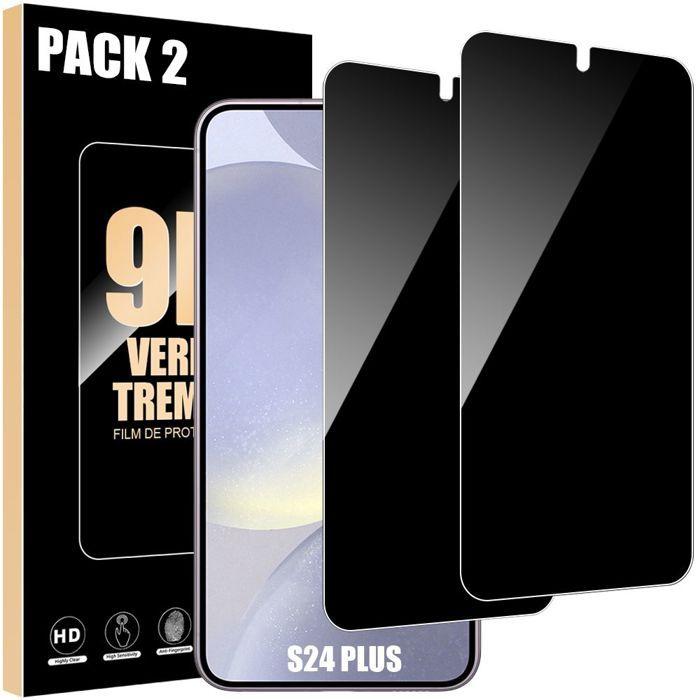 2 Verre Trempé Anti-Espion - BOOLING - pour Samsung Galaxy S24 Plus - Protection Vitre Anti-Rayures